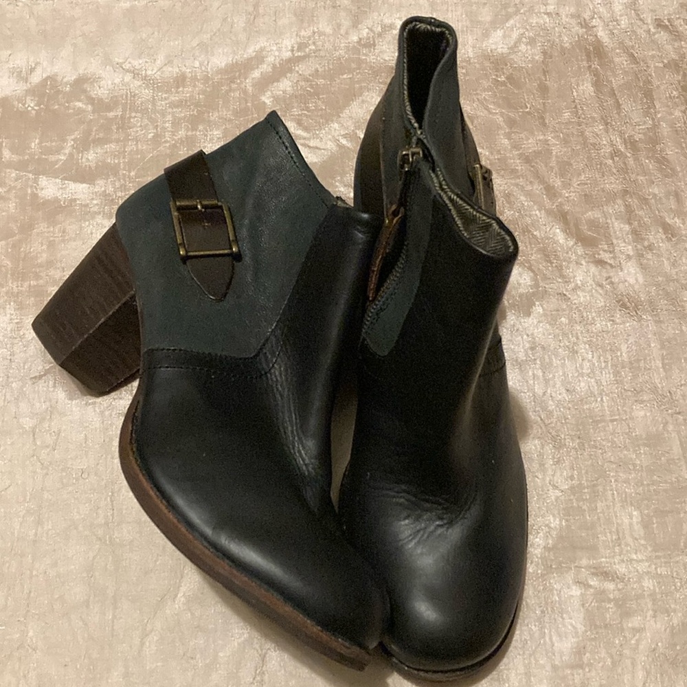 Caterpillar Annette Leather Ankle Western Boots